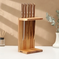 Подставка для ножей Adelica , береза, 18&times;13&times;30 см