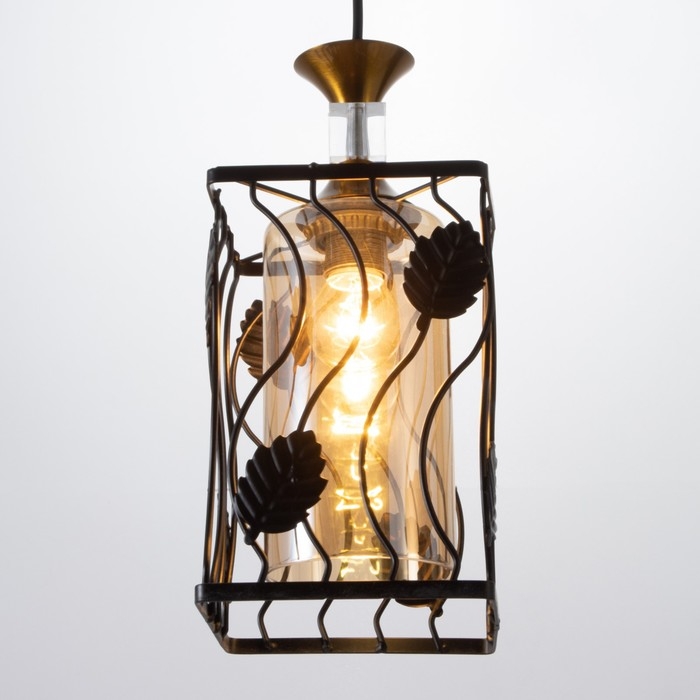 Светильник BayerLux 2111/1BK E27 40Вт черный 23х23х100 см