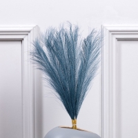 Ветка светодиодная лазурная, 56 см, 15 LED, батарейки ААх2 (не в комплекте), свечение теплое белое