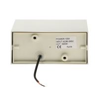 Светильник фасадный &laquo;Глайт&raquo;, FSD-034, 10 Вт, 3000K, IP65, 220 В, пластик, белый