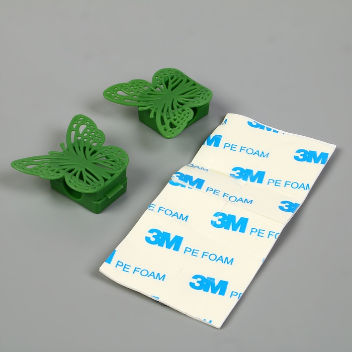 Крепления для вьющихся растений, самоклеящиеся, &laquo;Бабочка&raquo;, набор 10 шт., Greengo