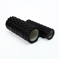 Набор массажных роликов 2 в 1 Sangh, 33х13 см и 30х9 см, цвет чёрный