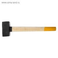 Кувалда кованая ЛОМ, 4 кг, деревянная рукоятка