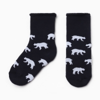 Носки махровые детские, цвет синий, р-р 18-20 Носки махровые детские, цвет синий, р-р 18-20