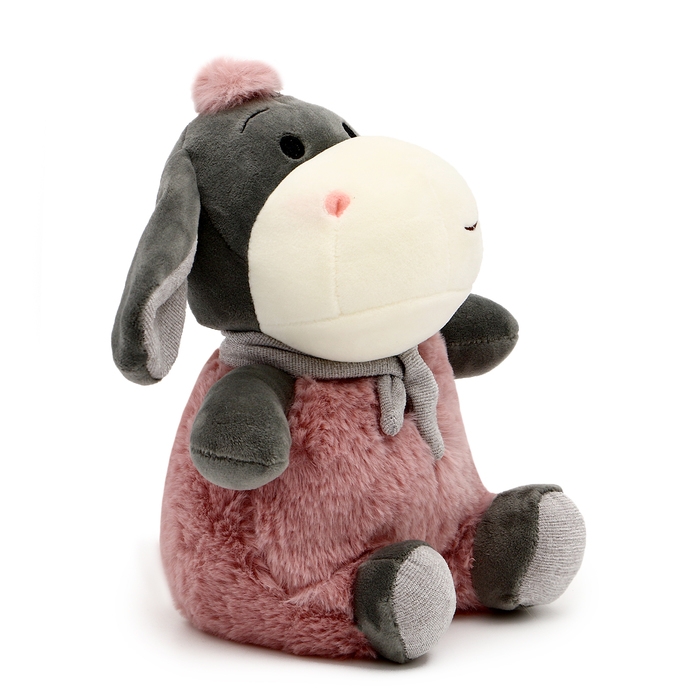 Мягкая игрушка &laquo;Ослик&raquo;, 23 см, цвет розовый