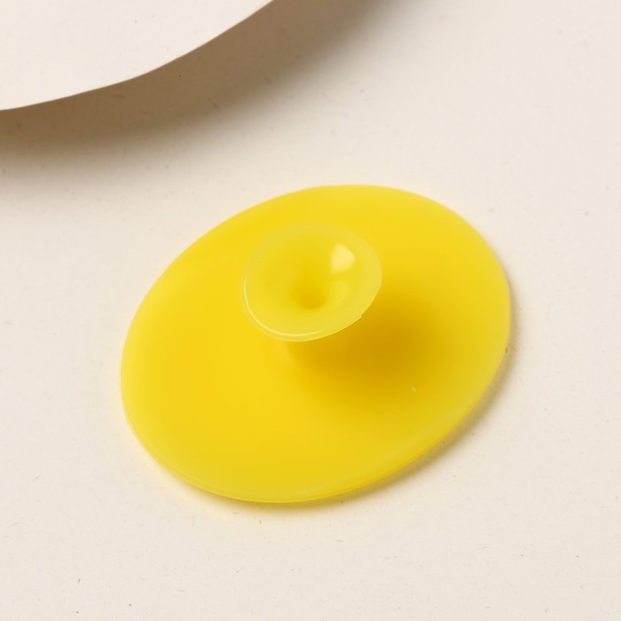 Массажер спонж для умывания, на подложке &laquo;Аквопати&raquo;, 6,5 х 5 см