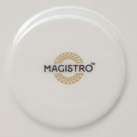 Чайная пара Magistro фарфоровая Kingdom, кружка 230 мл