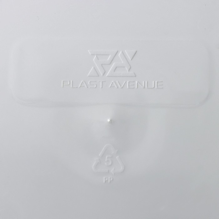 Кашпо для цветов со вставкой &laquo;Порто&raquo;, 9 л, цвет белый