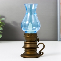 Ночник "Керосиновая лампа малая" свеча LED от батареек 3хLR44 5,5х5,5х14 см RISALUX Ночник "Керосиновая лампа малая" свеча LED от батареек 3хLR44 5,5х5,5х14 см RISALUX