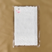 Кружевная эластичная ткань, 225 мм × 2,7 ± 0,5 м, цвет белый Кружевная эластичная ткань, 225 мм × 2,7 ± 0,5 м, цвет белый