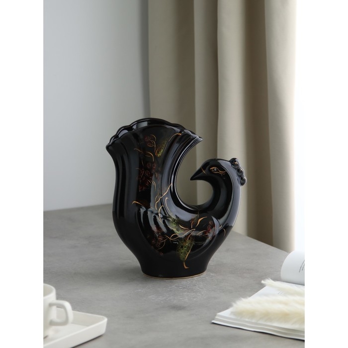 Ваза керамическая &laquo;Голубь&raquo;, настольная, 25 см, микс