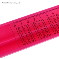 Пенал отличника с линейкой, пластик, микс