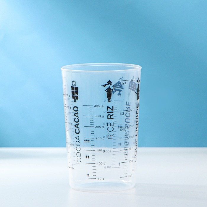 Стакан мерный &laquo;Весёлая кухня&raquo;, 400 мл, цвет МИКС