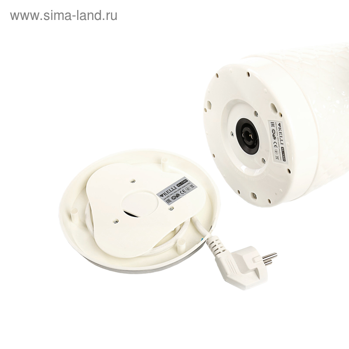 Чайник электрический KELLI KL-1340, 1.8 л, 2400 Вт, белый