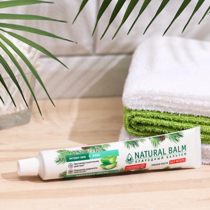 Зубная паста Зубная паста "Природный бальзам" Алоэ, здоровье дёсен, 85 г