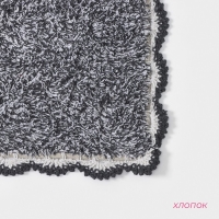 Коврик для дома Доляна &laquo;Тэя&raquo;, 50&times;80 см, цвет чёрный