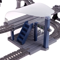 Железная дорога &laquo;Ретро&raquo;, работает от батареек, световые и звуковые эффекты, детская