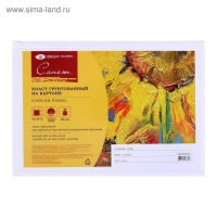 Холст на картоне 25 х 35 см, хлопок 100%, толщина 3 мм, акриловый грунт, мелкозернистый, ЗХК "Сонет", DK13701-25x35