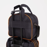 Чемодан детский 37 л (S), отдел на молнии, дорожная сумка, цвет чёрный