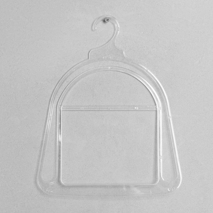 Вешалка для шапок, пластик, 24×30 см, цвет прозрачный Вешалка для шапок, пластик, 24×30 см, цвет прозрачный