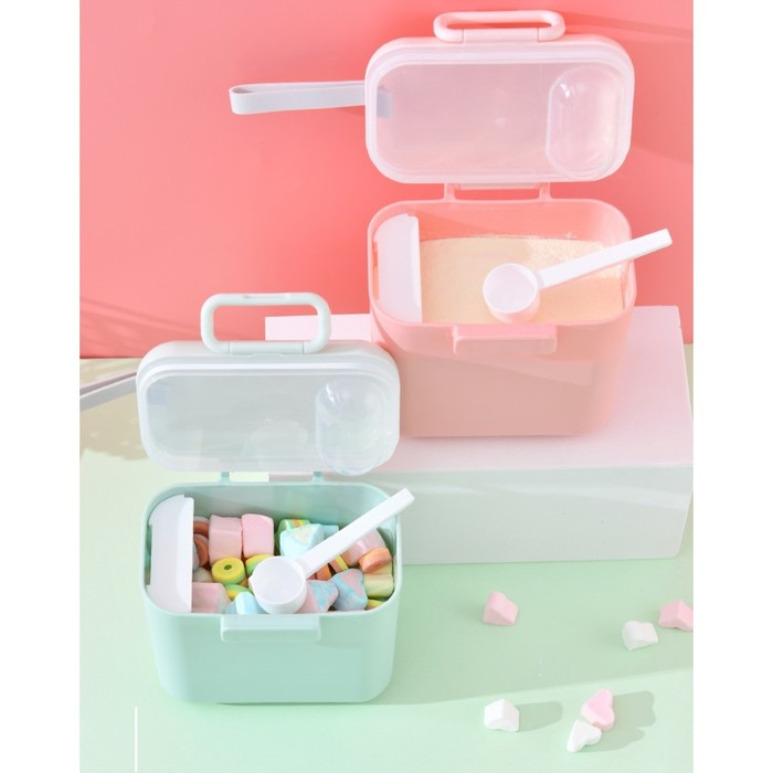 Контейнер для детского питания №1, 800 мл., цвет розовый