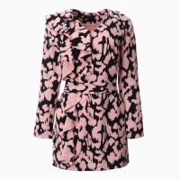 Платье женское с воланом MIST, размер 46, розовый Платье женское с воланом MIST, размер 46, розовый