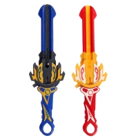 Набор волчков с мечом ULTRA SPIN &laquo;Сражение гладиаторов&raquo;, 4 волчка, 2 устройства запуска, арена