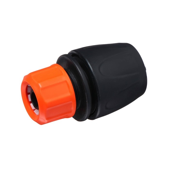Коннектор, 1/2 Коннектор, 1/2" (12 мм), быстросъёмное соединение, пластик, «Жук»