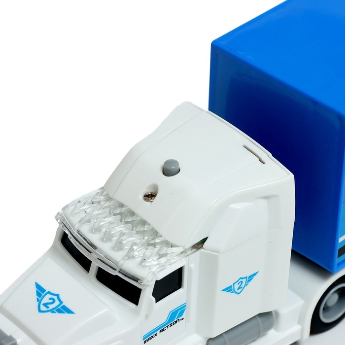 Грузовик инерционный &laquo;Перевозки&raquo;, 1:50, свет и звук