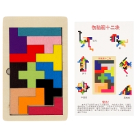 Головоломка &laquo;Тетрис&raquo;, мини, 10&times;16&times;0,6 см