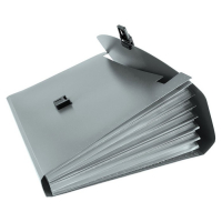 Папка-портфель А4 Calligrata, 13 отделений, 700 мкм, до 300 листов, серая Папка-портфель А4 Calligrata, 13 отделений, 700 мкм, до 300 листов, серая