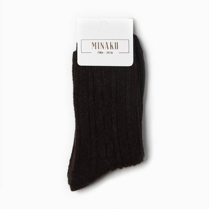 Термоноски мужские MINAKU, цв. коричневый, р-р 41-47