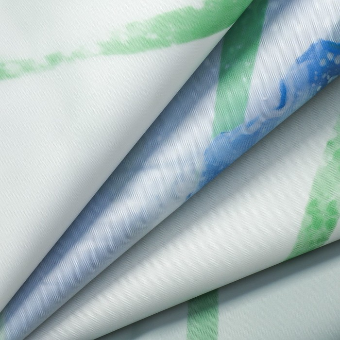 Штора для ванной Доляна &laquo;Синие маки&raquo;, 180&times;180 см, EVA