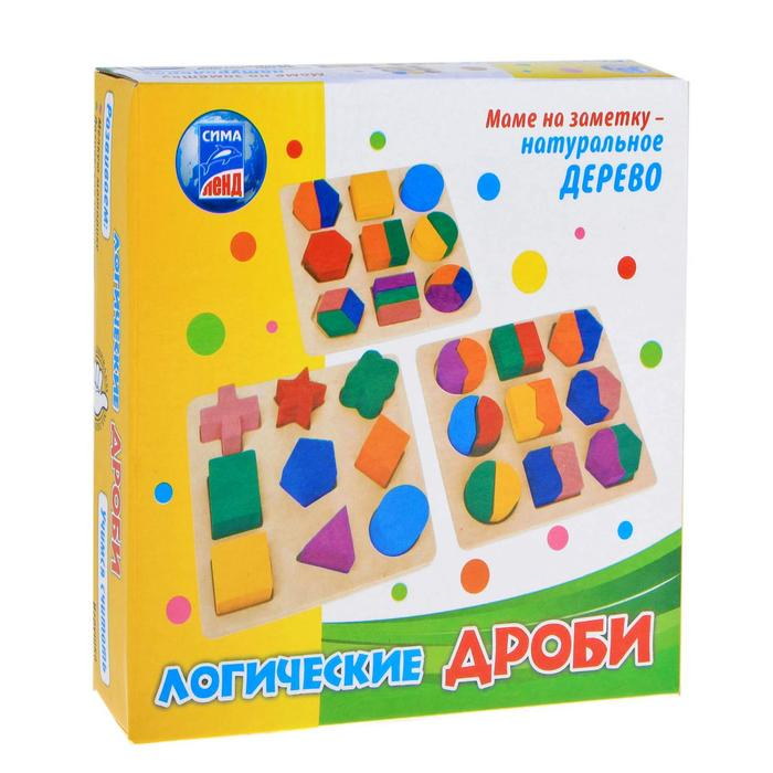 Головоломка &laquo;Логические фигуры&raquo;, набор 3 шт.