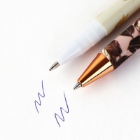 Ручка шариковая синяя паста, пластик софт-тач &laquo;Учителю: Учитель&raquo;, 2 шт, 0.7 мм