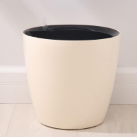 Кашпо с автополивом &laquo;Комфорт&raquo;, 12 л (вставка 6 л), цвет кремовый