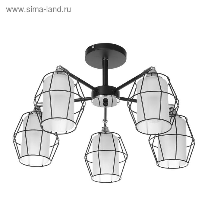 Люстра ГАЛЛОП 8357 5хЕ27 60Вт чёрный