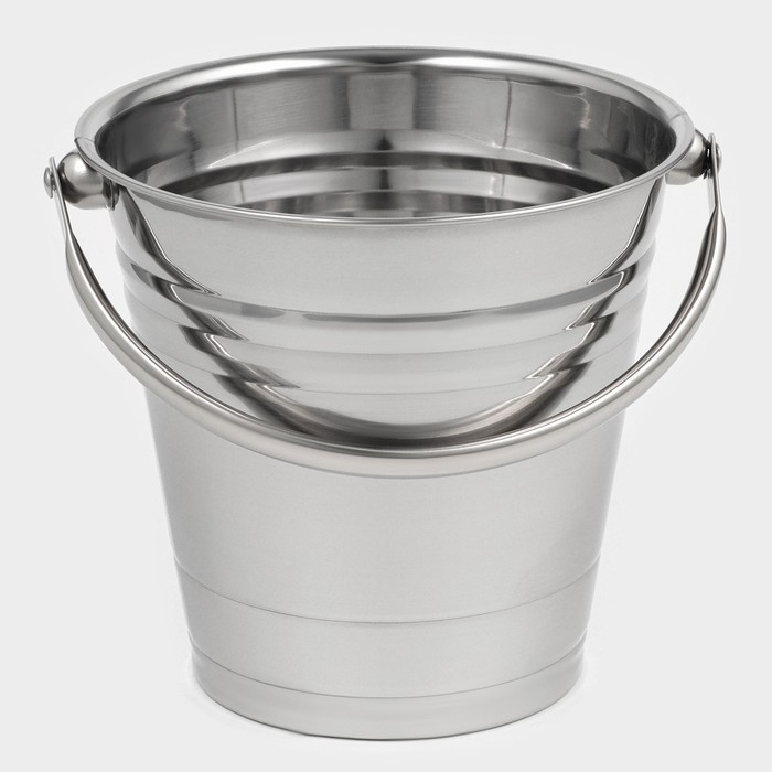 Ведро для льда из нержавеющей стали &laquo;Классик&raquo;, 17&times;16&times;15 см