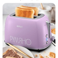 Тостер для хлеба с поддоном для крошек КТ-6833 - 815 Вт