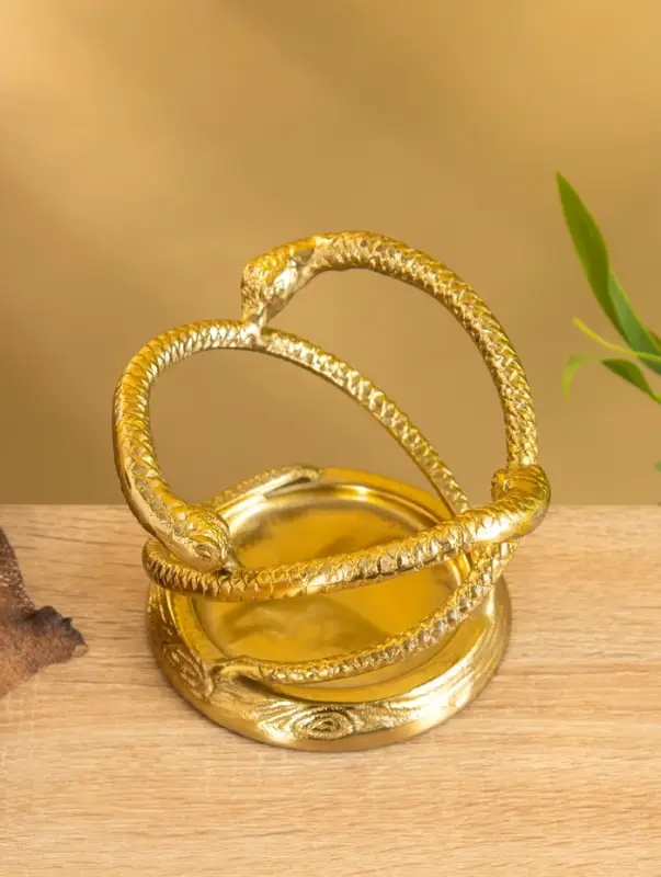 Подставка для бутылки &laquo;Змей искуситель&raquo;, 10.5&times;10.5&times;15 см, алюминий