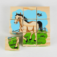 Кубики &laquo;Домашние животные&raquo;, 9 элементов