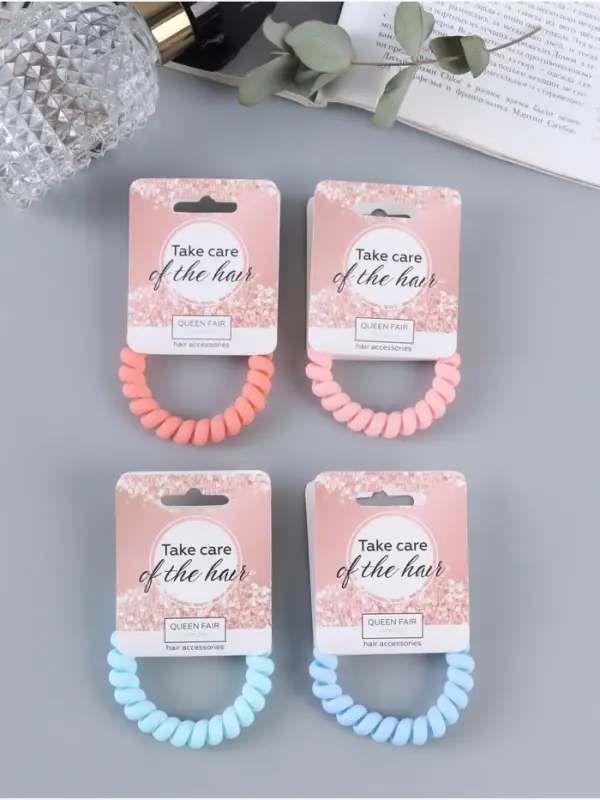 Резинка для волос пружинка &laquo;Матовая&raquo;, МИКС