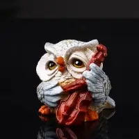 Фигура "Сова с виолончелью" 5.7х5.1х6.2 см
