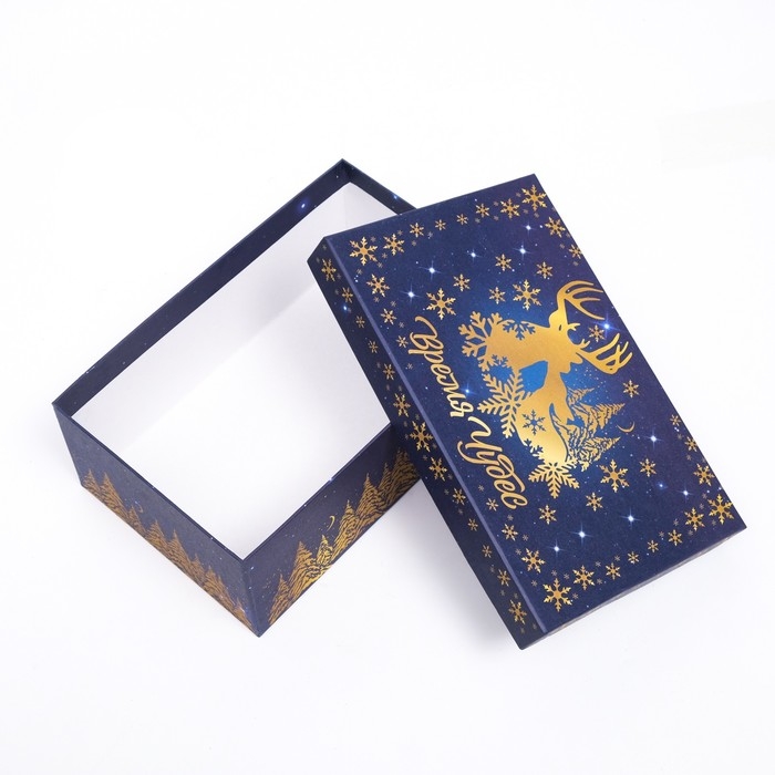 Набор коробок 10 в 1 &laquo;Сказочные олени&raquo;, 30,5 х 19 х 12,5 &mdash; 12 х 7 х 4 см