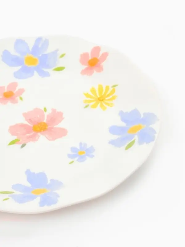 Тарелка &laquo;Цветы&raquo;, 21,5 см