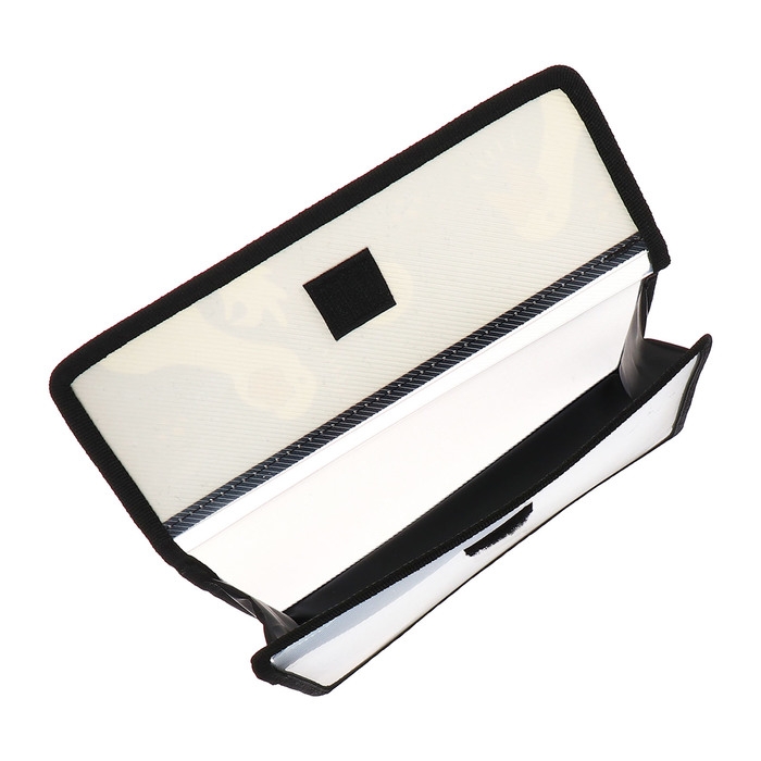 Папка для тетрадей А5 (230 х 190 х 50 мм), с клапаном на липучке, пластик/текстиль, Calligrata, "Гуси"