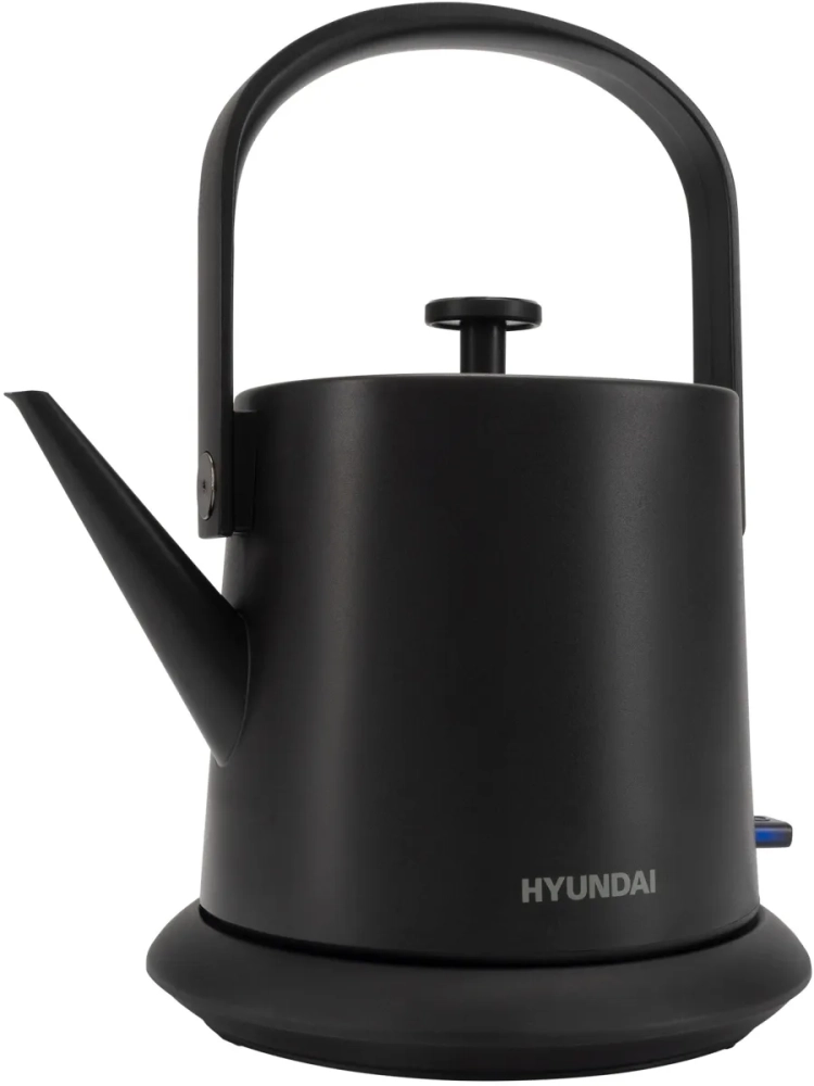 Чайник HYK-S2042 0.6л. 1000Вт черный (металл)