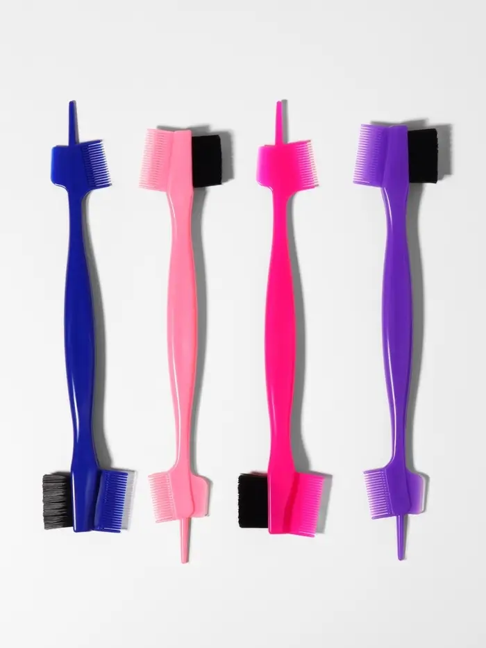 Расчёска - щётка для укладки волос, 20&times;4 см, МИКС