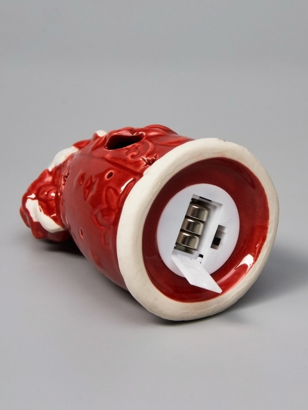 Светодиодная фигура "Дед Мороз" 13.8х6.8х7.5, 1 LED, LR44x3(в компл.), Т/БЕЛЫЙ