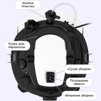 Моющий хозяйственный пылесос КТ-5553 - 1200 Вт